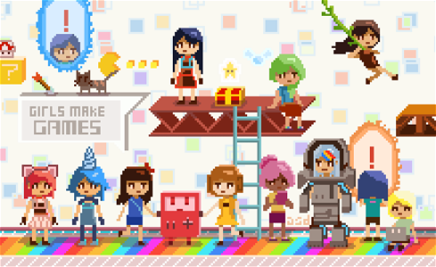 Cover photo of Girls Make Games