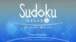 Game image #1 of Sudoku Relax 2 Summer Waves Game image #1 of Sudoku Relax 2 Summer Waves