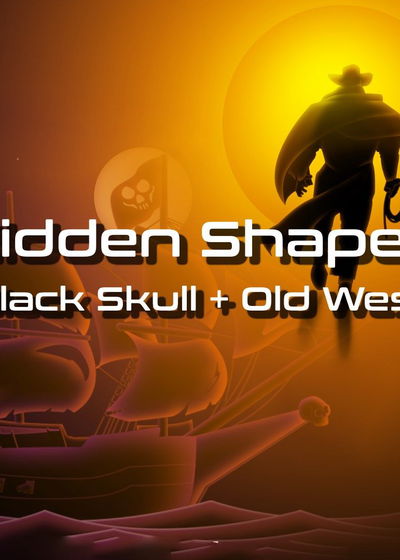 Profile picture of Hidden Shapes: Black Skull + Old West Profile picture of Hidden Shapes: Black Skull + Old West