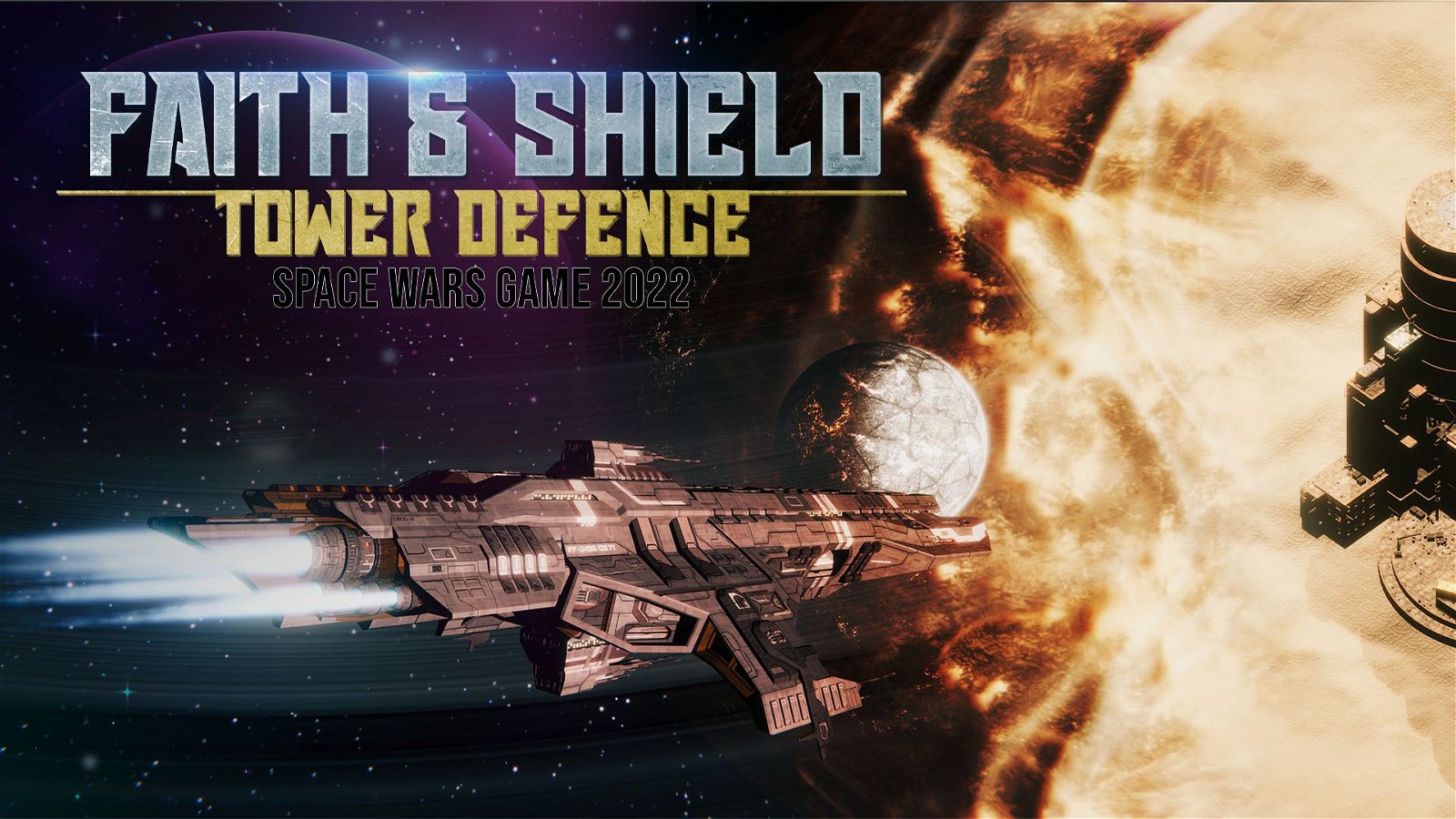 Image of Faith & Shield :Tower Defense Space Wars Game 2022