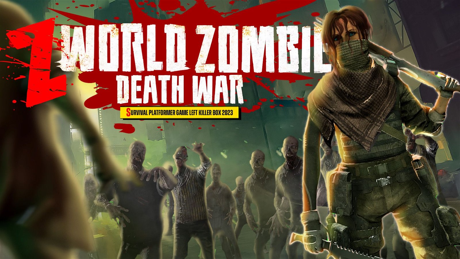 Image of Z World Zombie Death War : Survival Platformer Game Left Killer Box 2023