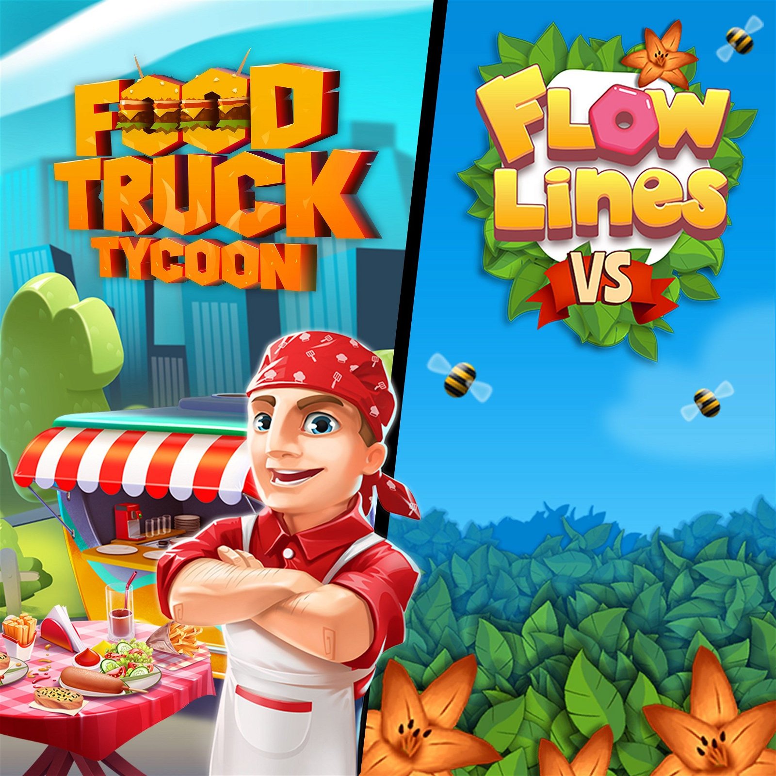 Image of Food Truck Tycoon + Flowlines VS