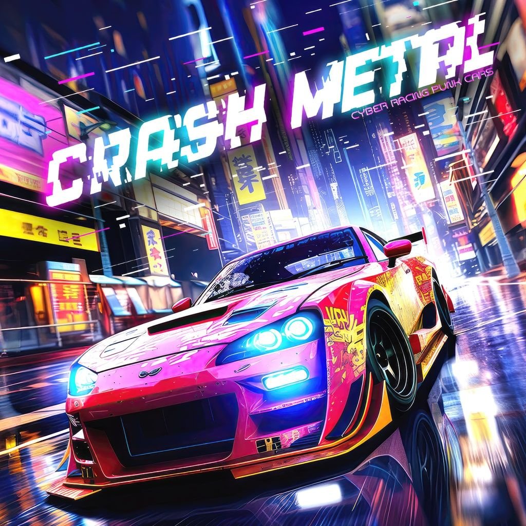 Image of Crash Metal : Cyber Racing Punk Cars