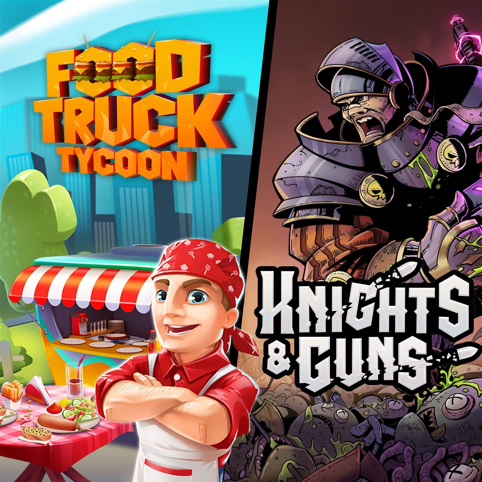 Image of Food Truck Tycoon + Knights & Guns