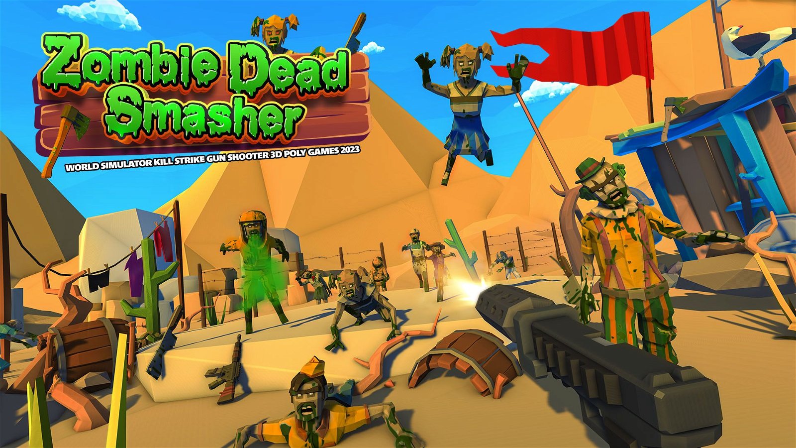 Image of Zombie Dead Smasher - World Simulator Kill Strike Gun Shooter 3D Poly Games 2023
