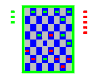 Game image #1 of Videocart-19: Checkers