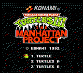 Game image #1 of Teenage Mutant Ninja Turtles III: The Manhattan Project Game image #1 of Teenage Mutant Ninja Turtles III: The Manhattan Project