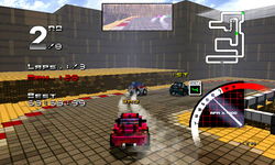 Game image #1 of 3D Pixel Racing