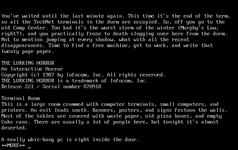 Game image #2 of The Lurking Horror Game image #2 of The Lurking Horror