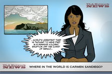 Game image #1 of Carmen Sandiego Adventures in Math: The Island of Diamonds