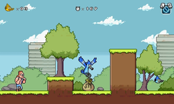 Game image #3 of Regular Show: Mordecai and Rigby in 8-Bit Land