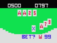 Game image #1 of Videocart-3: Video Blackjack