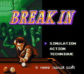 Game image #1 of Break In Game image #1 of Break In