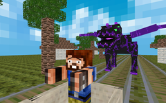 Game image #2 of MineCart - 3D Mine Cart Game for MineCraft