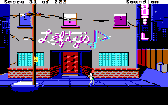 Game image #1 of Leisure Suit Larry in the Land of the Lounge Lizards Game image #1 of Leisure Suit Larry in the Land of the Lounge Lizards