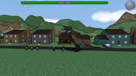 Game image #2 of Attack of the Giant Mutant Lizard