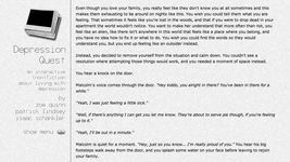 Game image #1 of Depression Quest Game image #1 of Depression Quest