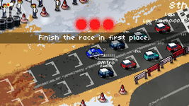 Game image #1 of Super Pixel Racers