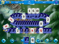 Game image #1 of Solitaire Jack Frost Winter Adventures 3