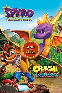 Image of Spyro + Crash Remastered Game Bundle