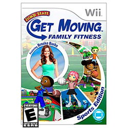 Image of JumpStart: Get Moving Family Fitness Sports Edition featuring Brooke Burke