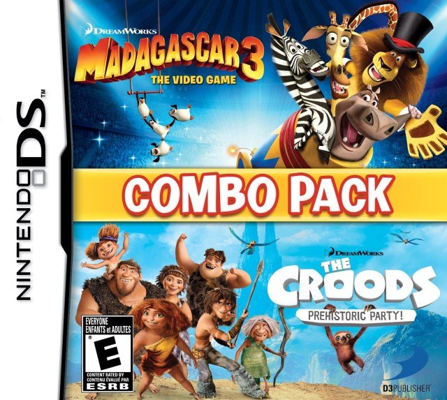 Image of Madagascar 3 & The Croods: Prehistoric Party Combo Pack