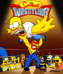 Image of The Simpsons Wrestling