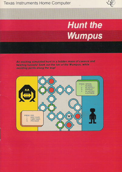 Profile picture of Hunt the Wumpus Profile picture of Hunt the Wumpus