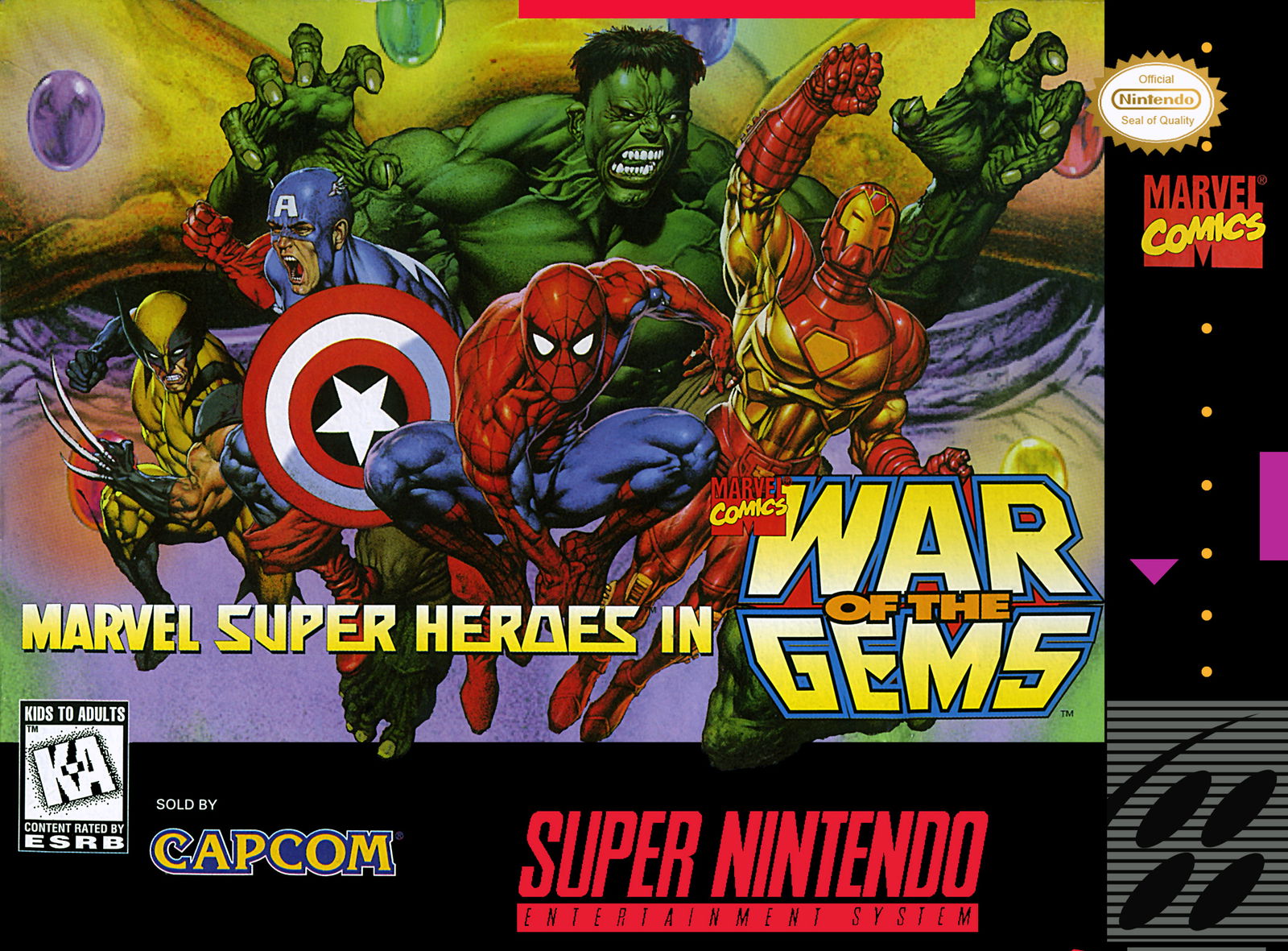 Image of Marvel Super Heroes in War of the Gems