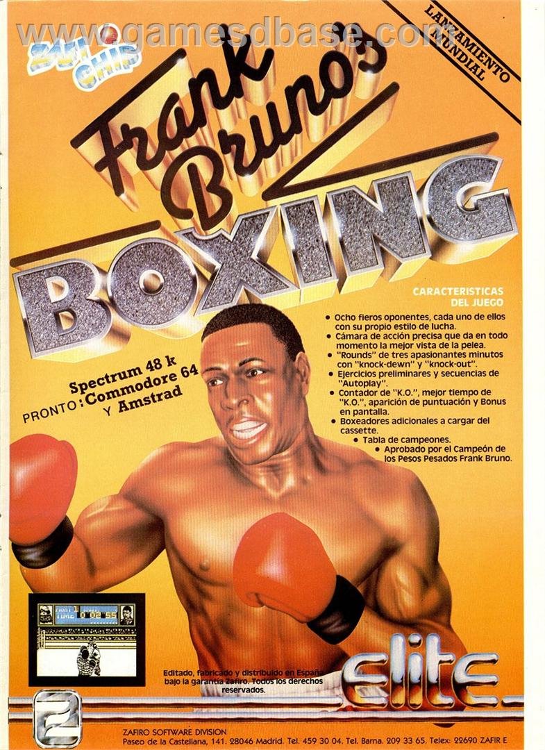 Image of Frank Bruno's Boxing