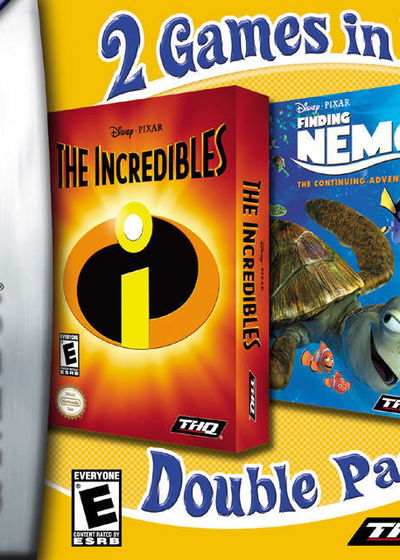 Profile picture of 2 Games in 1 Double Pack: The Incredibles + Finding Nemo: The Continuing Adventures Profile picture of 2 Games in 1 Double Pack: The Incredibles + Finding Nemo: The Continuing Adventures