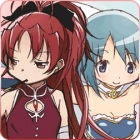 Image of Puella Magi Madoka Magica TPS featuring Sayaka Miki and Kyoko Sakura