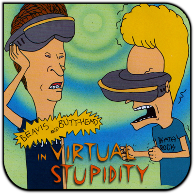 Image of Beavis and Butt-head in Virtual Stupidity
