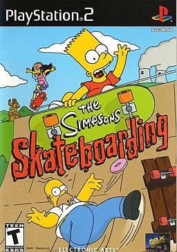 Image of The Simpsons Skateboarding