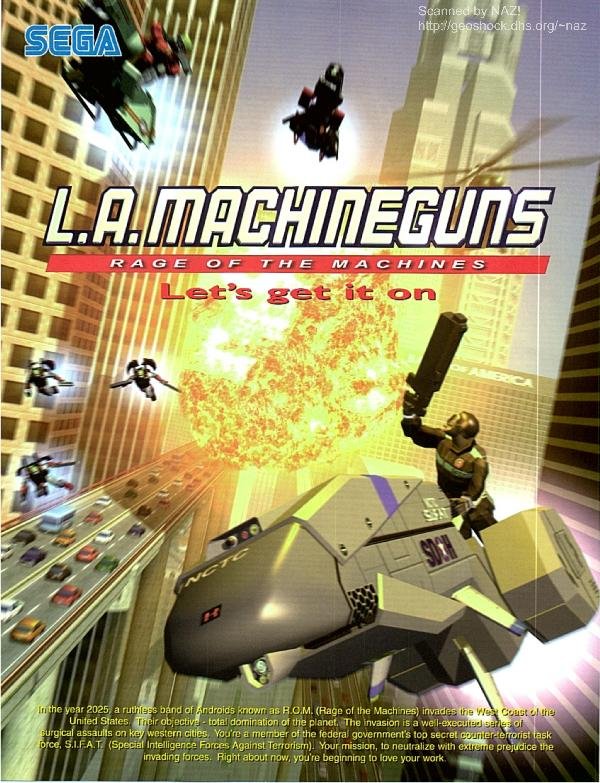 Image of L.A. Machineguns: Rage Of The Machines