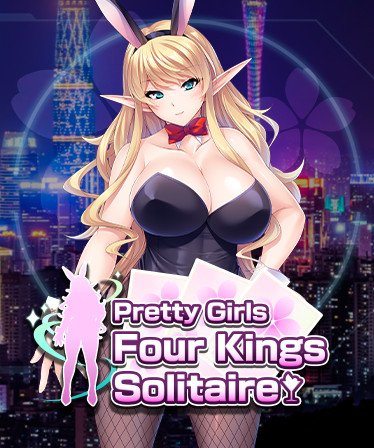Image of Pretty Girls Four Kings Solitaire