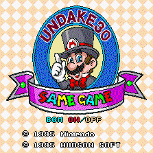 Image of Undake 30 Same Game: Mario Version