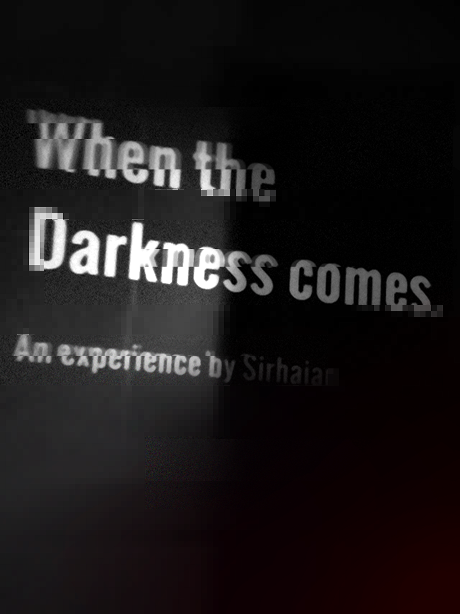 Image of When the Darkness comes