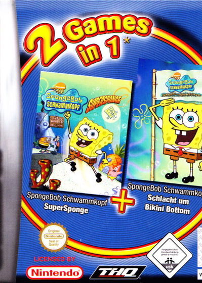 Profile picture of 2 Games in 1: SpongeBob SquarePants: Battle for Bikini Bottom + SpongeBob SquarePants: Supersponge Profile picture of 2 Games in 1: SpongeBob SquarePants: Battle for Bikini Bottom + SpongeBob SquarePants: Supersponge
