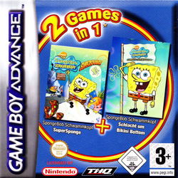 Image of 2 Games in 1: SpongeBob SquarePants: Battle for Bikini Bottom + SpongeBob SquarePants: Supersponge