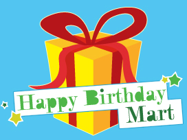 Image of Happy Birthday Mart