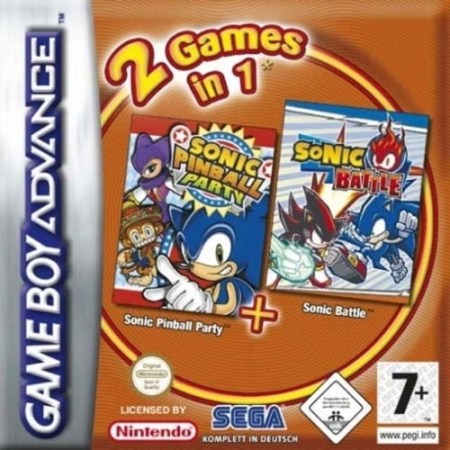 2 Games In 1: Sonic Pinball Party + Sonic Battle | GameCompanies.com