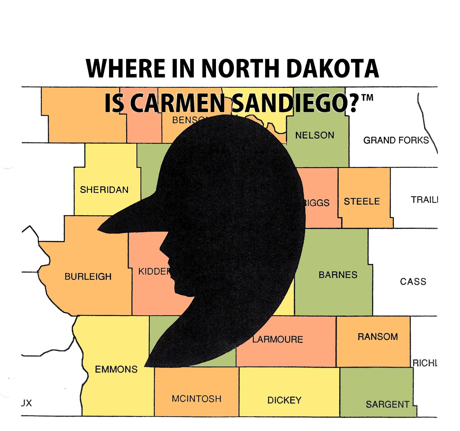 Image of Where in North Dakota is Carmen Sandiego?