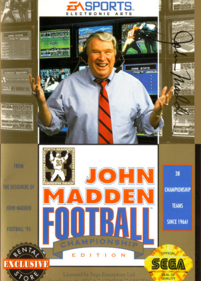 Profile picture of John Madden Football '93: Championship Edition Profile picture of John Madden Football '93: Championship Edition