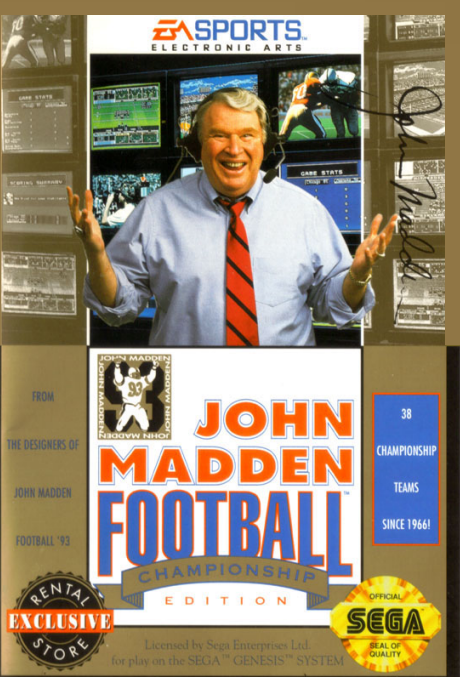 Image of John Madden Football '93: Championship Edition