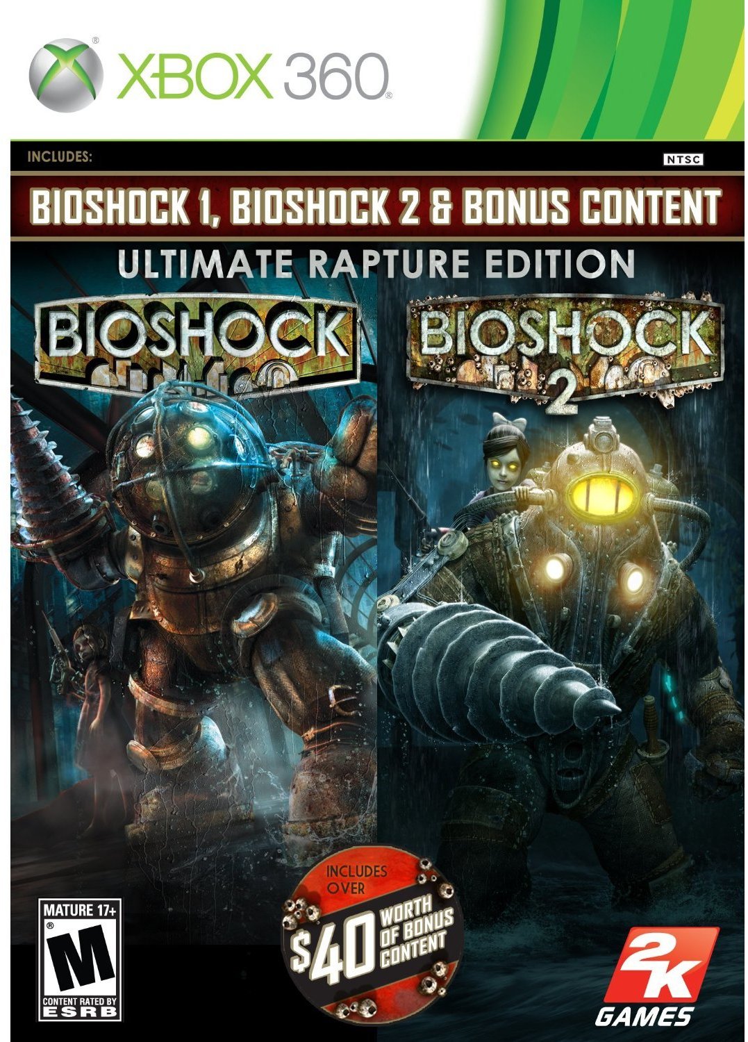 Bioshock 1 & 2 Ultimate Rapture Edition - PS3, PAL, Complet, Bon état