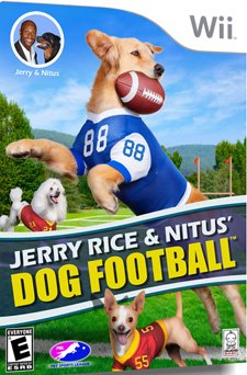Image of Jerry Rice & Nitus' Dog Football